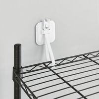 耐震 ゴムベルト 家具 転倒防止 震度7対応 150kg 2本入り 強力粘着 食器棚 ホワイト TS-F015 エレコム 1個（直送品）