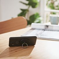 スマホリング マグネット メタルプレート付属 リング着脱可能 ブラック P-STRMKPSLBK エレコム 1個（直送品）