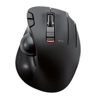 トラックボールマウス 無線 6ボタン 親指 握りやすい 手になじむ 高性能 チルト ブラック M-XT3DRBK エレコム 1個（直送品）