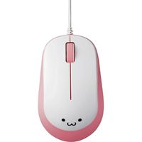 マウス 有線マウス 3ボタン ブルーLED Chromebook 認定 ピンク M-Y8UBPN エレコム 1個