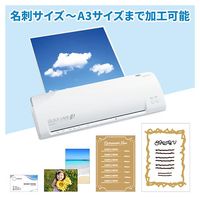 ナカバヤシ クイックラミネーター40 ホワイト 2本ローラー A3 QL40-A32W