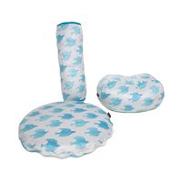 ソフト 正座クッション 青い鳥 1個 FUJIEI エクサイズ カバー付き まくら 足置き 姿勢矯正 背筋が伸びる 動物柄 かわいい