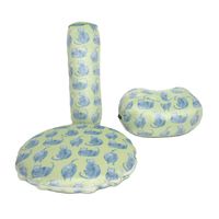 ソフト 正座クッション かぎのしっぽの猫 1個 FUJIEI エクサイズ カバー付き まくら 足置き 姿勢矯正 背筋が伸びる 動物柄 かわいい