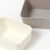 冷凍保存容器 モノクロ 1セット（1個×2） LAKOLE/ラコレ