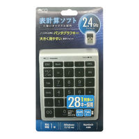 ナカバヤシ 2.4GHz接続ワイヤレステンキー TEN24G03/SL 1個