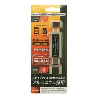 ナカバヤシ SD・microSD カードリーダー ライタ Type-C USB-A 両対応 USR-CSD4/BK 1個