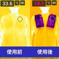 【水冷服】D’s QUALITY モバイルバッテリーで動く、涼感水冷ベスト M ブラック DCV-200M BK 1着