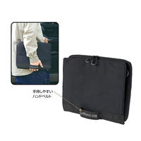 ナカバヤシ 14インチPCオーガナイザーバッグ/ブラック SZC-FC142303BK 1個