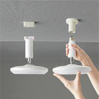 ドウシシャ サーキュライト E26ソケットモデル 人感センサー付き 調色 DSLS60SC（WH） 1台