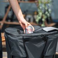 武田コーポレーション 脚付きクーラーバッグ UN3-AC45DGRY 1箱(4個入)（直送品）