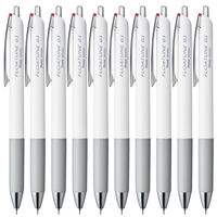 ぺんてる 油性ボールペン FLOATUNE フローチューン 0.3mm 赤インキ BZN203-B 1セット（1本×10）