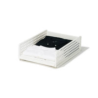 吉川国工業所 組み合わせて使える収納トレー ワイドS グレー MOS-16_Gy 1個