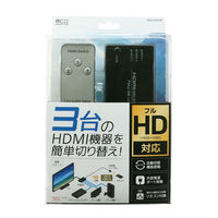 ナカバヤシ HDMIセレクタ フルHD対応 リモコン付 HDS-FH02/BK 1個