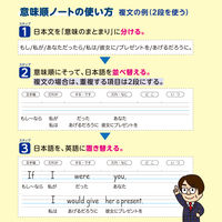 日本ノート 英語ノート 意味順ガイド付 セミB5判 10段 30枚 CF04F10 1セット（1冊×10）