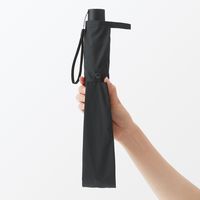 無印良品 晴雨兼用 2通りにたためる 折りたたみ傘 傘55cm 黒 良品計画