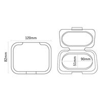 妖怪の私物 抗菌 ウェットシートのフタ レギュラーサイズ ダークブルー 1セット（1個×2）ビタットジャパン
