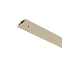 エレコム 配線カバー 床用 モール ( 長さ1m × 幅54mm ) R形状 ベージュ LD-GA1407M 1個（直送品）