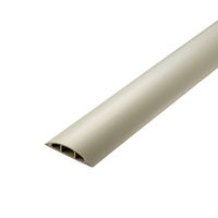 エレコム 配線カバー 床用 モール ( 長さ1m × 幅78mm ) R形状 ベージュ LD-GA1507M 1個（直送品）