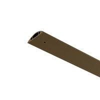 エレコム 配線カバー 床用 モール ( 長さ1m × 幅54mm ) R形状 ブラウン LD-GA1407MBR 1個（直送品）