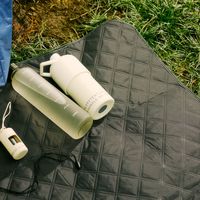 キルティングレジャーシート ブラック LAKOLE/ラコレ