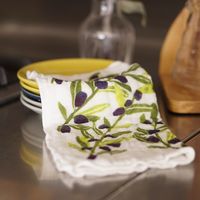 しあわせ重ねふきん 7枚重ね 蚊帳生地ふきん 台ふきん 食器拭き 30×30cm オリーブ 日本製 1枚 藤栄