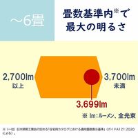 日立 [リラックスのあかり]搭載タイプ 6畳 LEC-AH603TK 1台