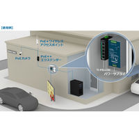 TRENDnet 産業用PoEスイッチングハブ af/at 100Mbps 5ポート コンパクト TI-PELC50 1台（直送品）