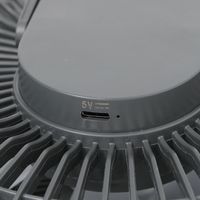 2WAYビックファン チャコール LAKOLE/ラコレ