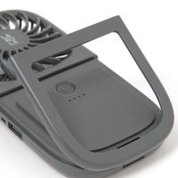 バッテリー&ショルダー付きファン チャコール LAKOLE/ラコレ