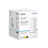 TPーLINK 究極WiFi7 AIメッシュ DECO BE85 1P BE22000 DECO BE85 1P 1個