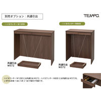 アール・エフ・ヤマカワ テンポ　ハイカウンター 幅1200×奥行き394×高さ1000mm ホワイト 1台