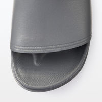 無印良品 一体成型 足なりサンダル ２４．５～２５．０ｃｍ チャコールグレー 良品計画