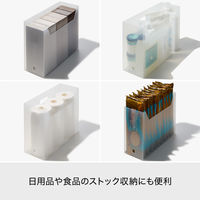 吉川国工業所 持ち運びができる収納ボックス インナーオーガナイザーS・L付き ピンク MBー02_P 1個