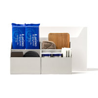 吉川国工業所 持ち運びができる収納ボックス インナーオーガナイザーM付き ピンク MBー01_P 1個