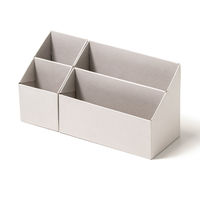 吉川国工業所 持ち運びができる収納ボックス インナーオーガナイザーS・L付き ピンク MBー02_P 1セット（1個×3）