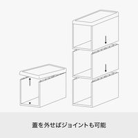 吉川国工業所 組み合わせて使える収納ケース ミディM3個組 Be MOS-02L*3P_Be 1セット