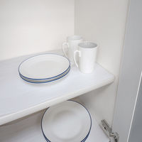 食器棚用シート Ag+ 銀抗菌 キッチンシート 汚れ防止 防カビ 滑り止め 約30×360cm ホワイト 日本製 1個 東和産業