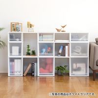 【引き出し収納】　天馬　フィッツケース マルチ 40ー30Mホワイト/クリア　幅30.0×奥行40.0×高さ30.0cm　1個