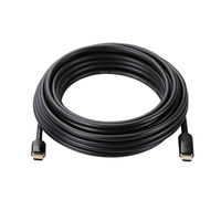 HDMIケーブル 10ｍ 長尺 3D Full HD(1080P)　4K2K対応 簡易パッケージ ブラック DH-HDLMN10BK エレコム 1個 （直送品）