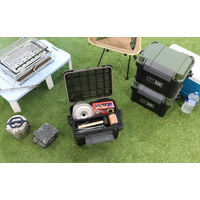 JEJアステージ シールドボックスシャット500HX ブラックグリーン 1個