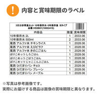 【非常食】ピースアップ 3日分非常食Bセット 10年保存水・5年保存食 HS5B01 10002418 1セット（わけあり品）