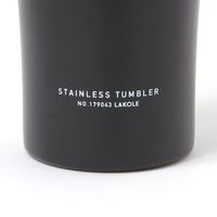 保温保冷 ハンドルセラミックタンブラー ブラック LAKOLE/ラコレ