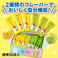 塩分チャージ ゼリー 個包装 お配り菓子 塩ぷる　レモン・ウメ　2種アソート 1セット(1個×3)