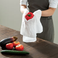 くらしあす 野菜の水を切る和晒の布 243509 1セット（1個×3） 蒸し料理 せいろ 蒸篭 キッチンペーパー