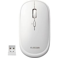ワイヤレスマウス 無線 2.4GHz 4ボタン 薄型 モバイル ポーチ付 ホワイト M-TM10DBWH エレコム 1個