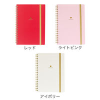 ラボクリップ ノート A5 7ミリ 横罫 カミーユ グレー CMNT02-GY 2冊