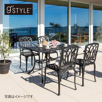 タカショー アルカウン ダイニングテーブル5点セット GSTY-12S5（直送品）