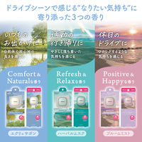 消臭力 クルマ用 フィールユー クリップタイプ 本体 エクリュサボン 1セット（1個×2） 消臭剤 車 芳香剤 エステー