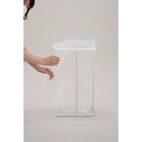 新輝合成 ゴミ箱 45L ユニード ゴミ袋ホルダー ホワイト 417102 1個