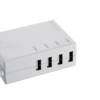 USB充電器 電源タップ コンセント×1 USB-A×4 60cm ホワイト MOT-U06-2144WH エレコム 1個（直送品）